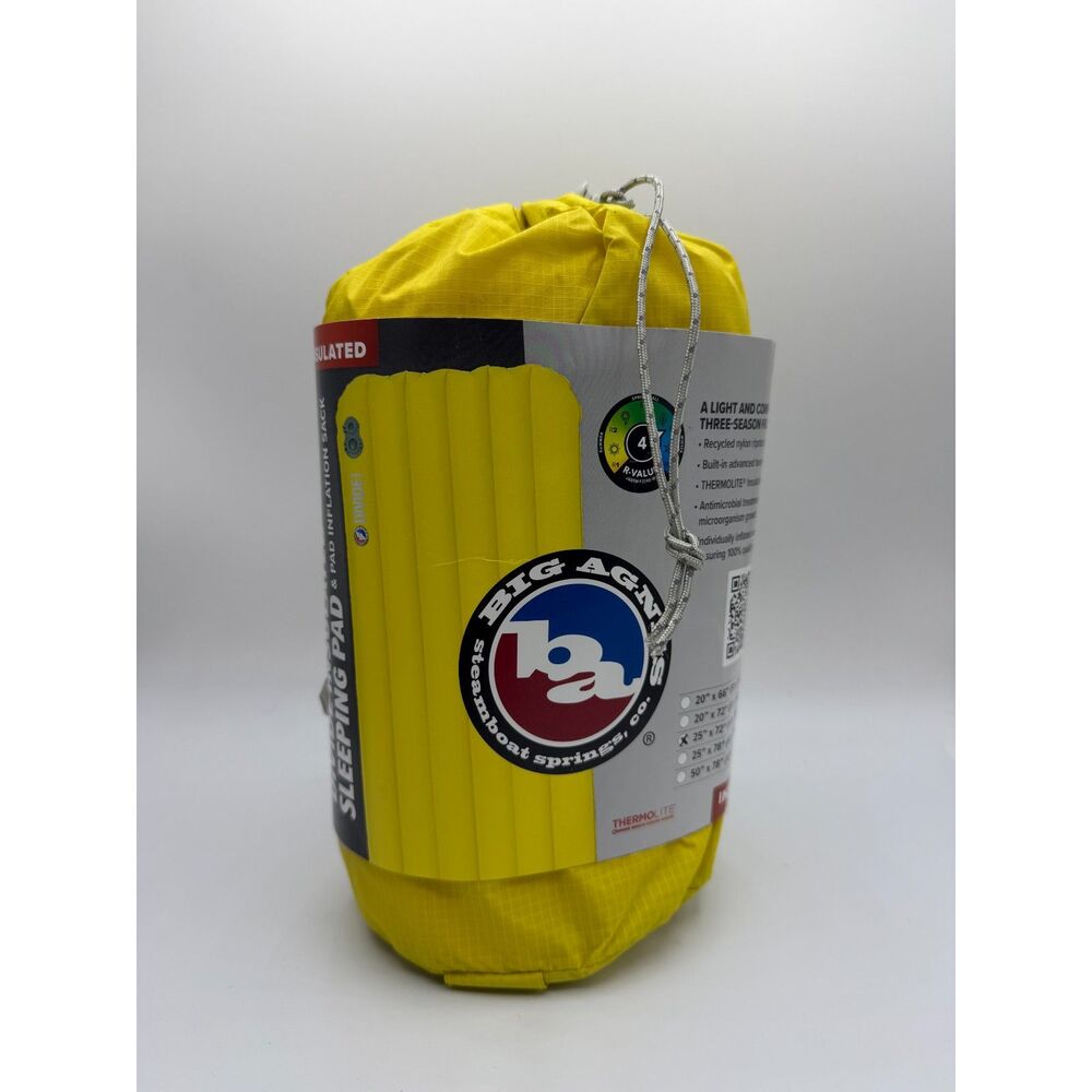 Big Agnes Divide Insulated Sleeping Pad, Wide Regular (25'' X 72'')